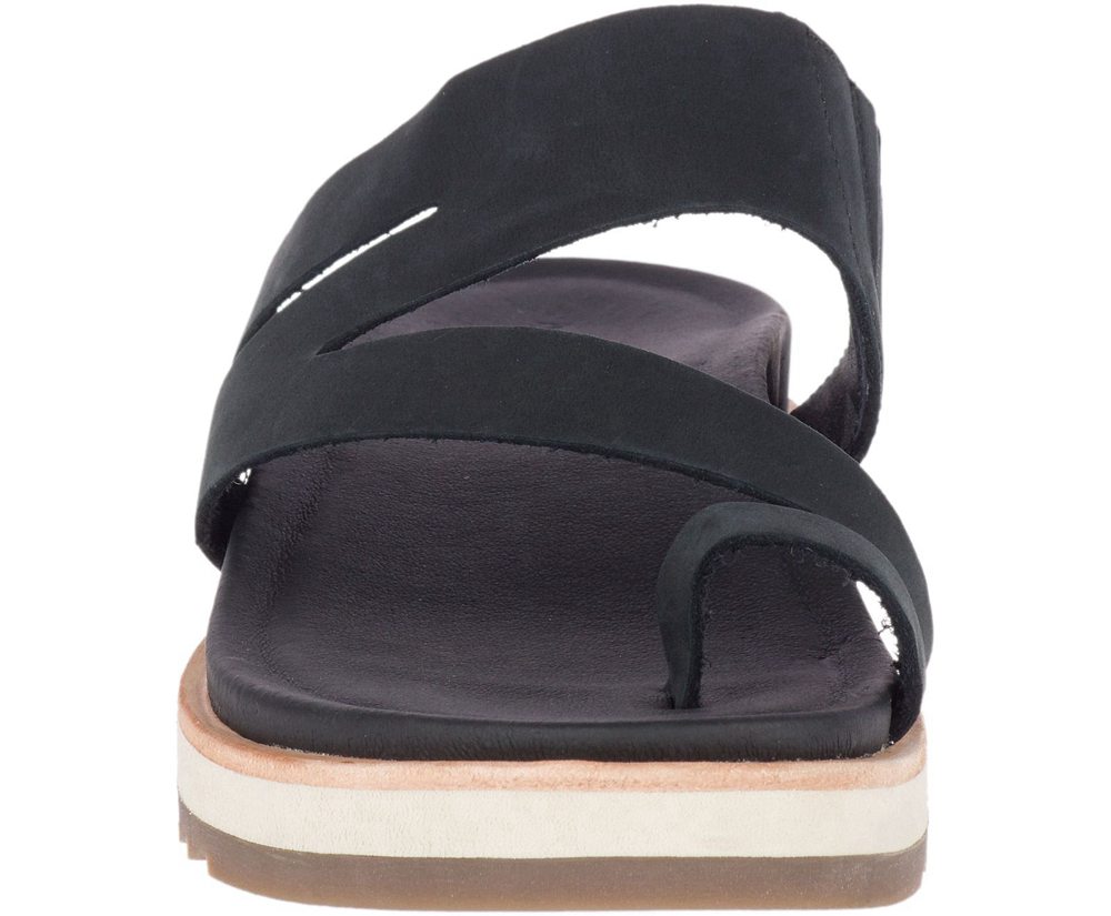 Merrell Sandals Black - Juno Wrap - Womens 25UDGAVOR